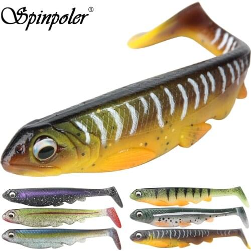 Spinpoler 16cm/33g 4D Perch Shad Softbaits Swimbait Bass Saltwater Fishing Lures Crankbait for pike fishing freshwater Tackle