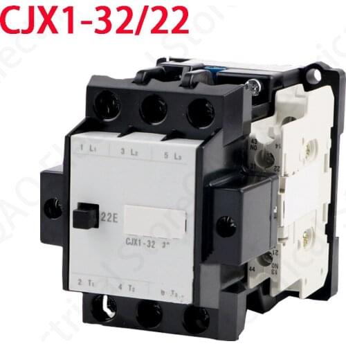 CJX1-32/22 2NO+2NC AC Contactor AC220V AC380V AC110V AC36V AC24V (3TB)