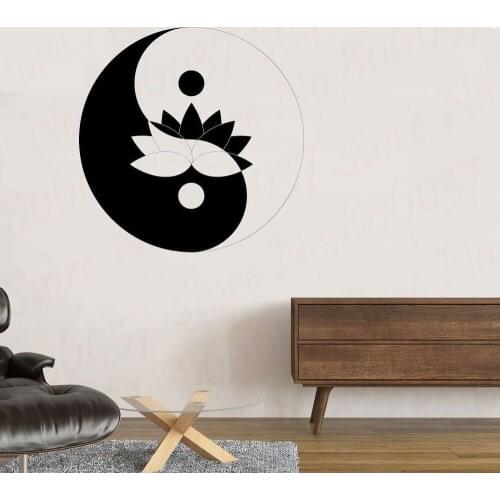 Flower Wall Decal Vinyl Sticker Art Decor Mandala Menhdi Om Hindu Buddha DIY Home Decor Wall Stickers Wall WL1715