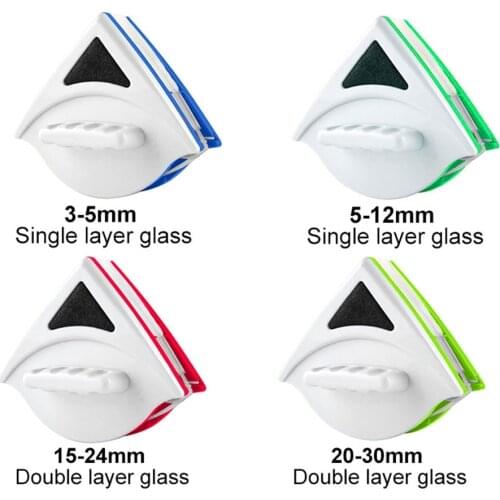 Double-sided Magnetic Brush for Washing Windows Outside Household Cleaning Tools Glass Wiper Double Side Washer Cleaner