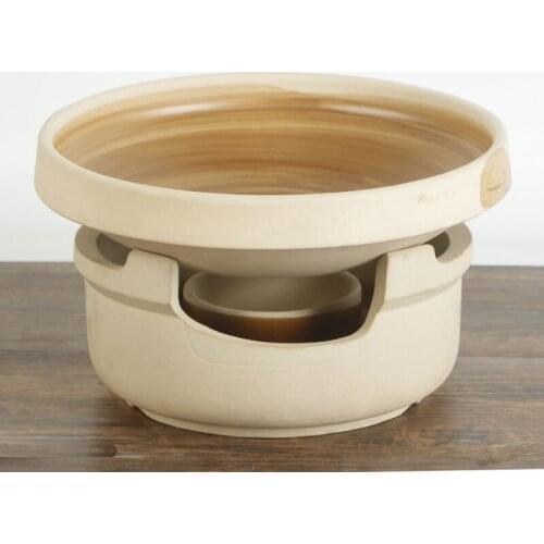 Ceramic Dry Pot Restaurant Charcoal Heating Clay Oven Japanese Type Barbecue Stove Ceramic Alcohol Small Pot Boiler