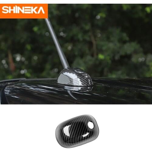 SHINEKA Car Stickers for Suzuki Jimny 2019 2020 Carbon Fiber Top Antenna Seat Cover Trim for Suzuki Jimny 2019 2020 Car Styling