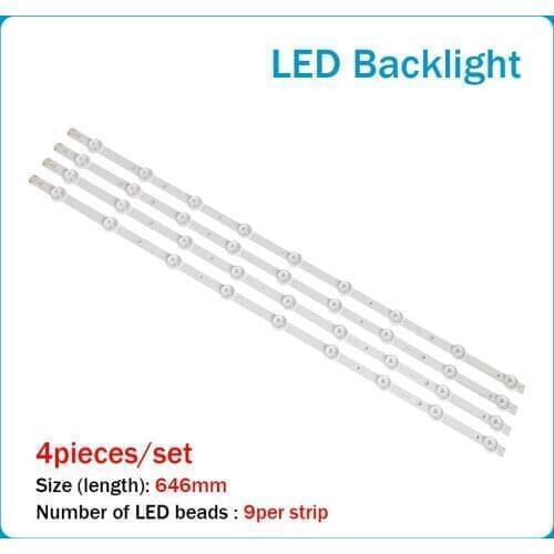 New 4 PCS/set LED backlight 6916L-1030A 6916L-1031A or 6916L-0923A 6916L-0881A working for LED32A2000V LC320DXN