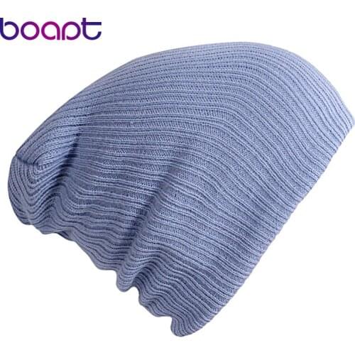 Solid Color Acrylic Unisex Elastic Cap Hip-hop Skullies Hat Bonnet Casual Beanies For Men Women Fashion Knitted Winter Warm Hats