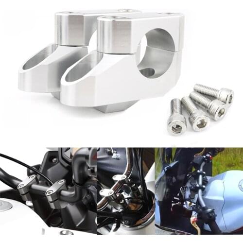 For KTM 125 390 Duke 690 790 Duke 1290 Super Duke 28mm 1 1/8" Handlebar Risers Mounting Fat Bar Riser Extend Back Moved Riser