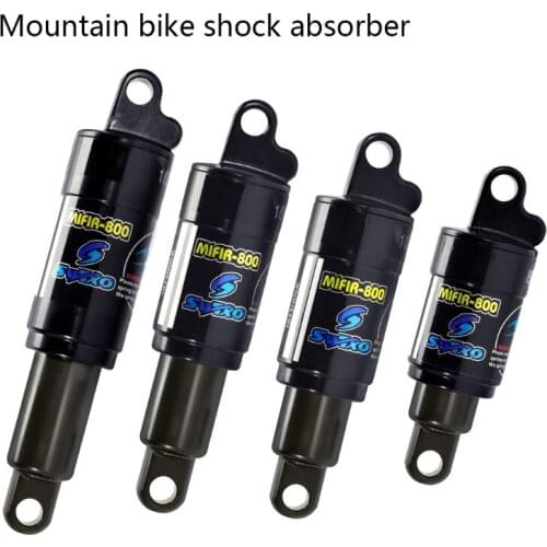 Bicycle Oil Pressure Spring Rear Shock Absorber Aluminum Alloy Electric Mountain Bike Part 125/150/165/190mm