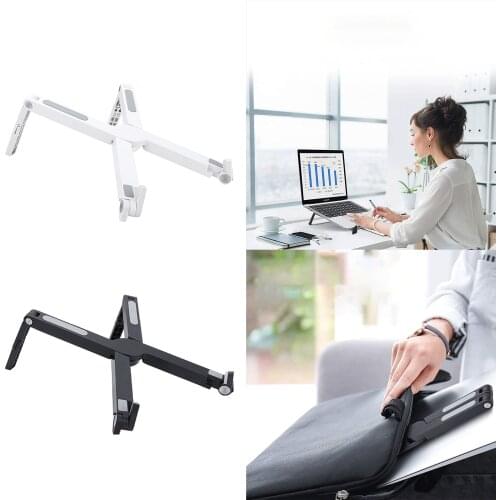 Foldable Laptop Stand Portable Tablet Stand with Silicone Non-slip Cooling Rack ABS Notebook Stand Bracket Laptop Holder InStock