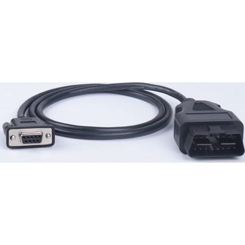 OBDII OBD2 16PIN to DB9 Serial RS232 OBD to DB9 wire line extension cable