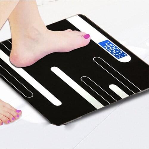 Weight Scale Bathroom Body Floor Scales Bathroom Scale Body Weighting Digital Body LCD Display Glass Smart Electronic Scales
