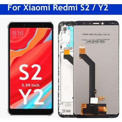 5.99'' For Xiaomi Redmi S2 LCD Display Touch Screen Panel Digitizer Assembly Replacement +Frame For Redmi Y2 Display