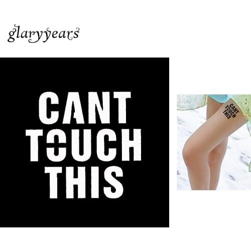 1 Piece Henna Tattoo Stencil for Women Leg Body Beauty Art DIY Paint Tool English Word Pattern Design Mehndi Tattoo Stencil G132