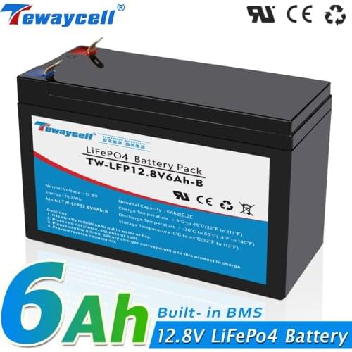 12V Lifepo4 battery 12v 10ah DIY Rechargeable Battery Pack for Electric Car RV Solar Energy Tax Free