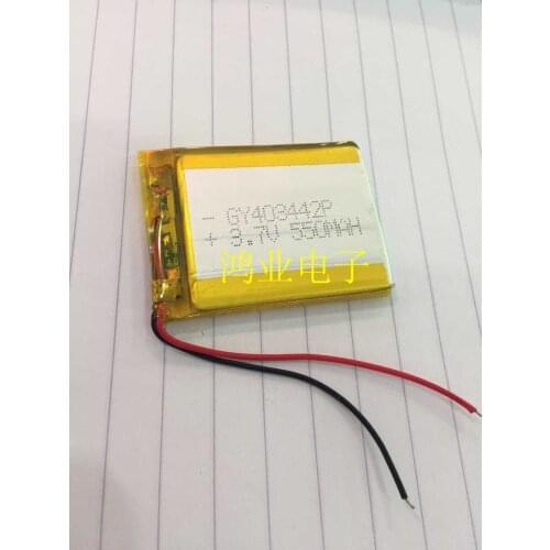 3.7V 550MAH MP3 MP4 403442 polymer lithium battery battery box. Rechargeable Li-ion Cell