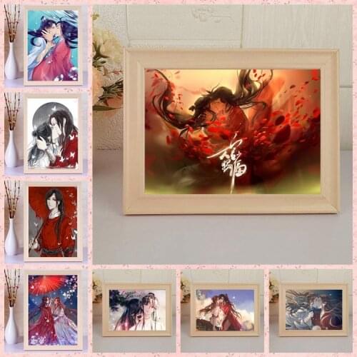 Anime Heaven Officials Blessing Tian guan ci fu Anime placed or hung picture frame painting decorative painting