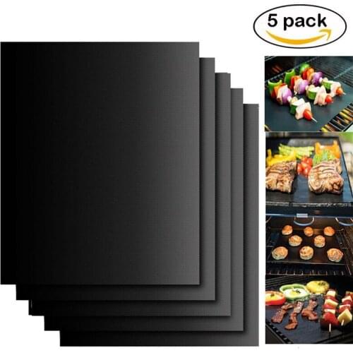Non-stick BBQ Grill Mat Reusable Outdoor Picnic Cooking Barbecue Mat Grilling Sheet Liner Heat Resistance BBQ Tools Accessories