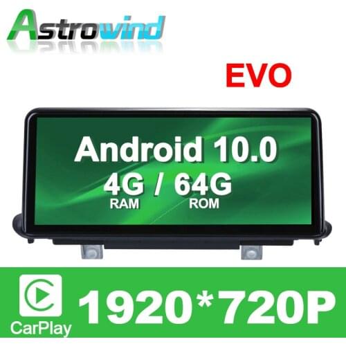 10.25 inch 8 Core 64G ROM Android 9.0 System Car GPS Navigation Media Stereo Radio For BMW X5 F15 X6 F16 2017 2018 2019 EVO
