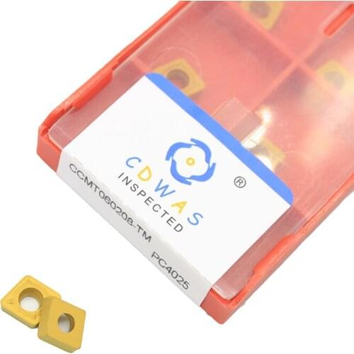 CCMT060208 TM PC4025 Carbide insert Internal Turning Tools Lathe cutter Tool turning insert For processing steel parts