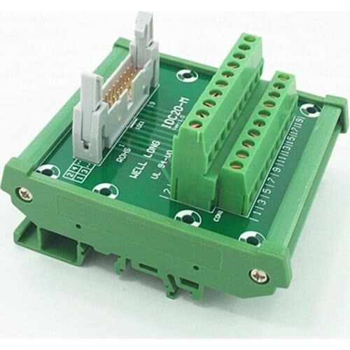 IDC-20 DIN Rail Mounted Interface Module