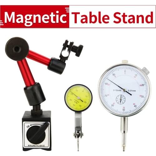 Magnetic Table Stand Measuring Probes Electric Universal Magnetic Table Holder Clamping Dial Indicator Micrometer Measuring Tool