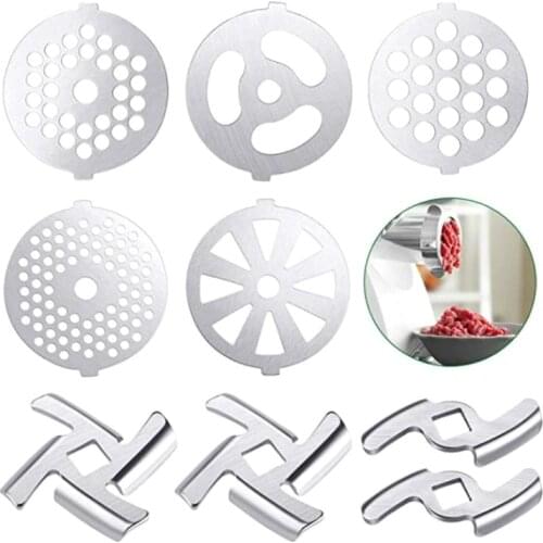 Stainless Steel Meat Grinder Sausage Maker Food Slicer Chopper Stand Attachment Parts for Kitchen
