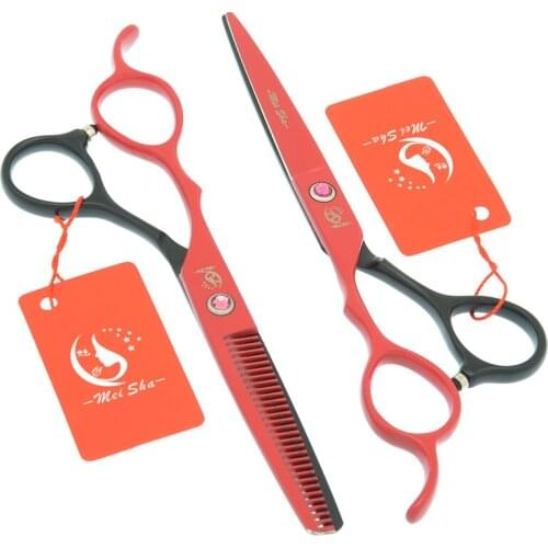 6.0 Inch Professional Left Hand Pet Scissors Japan 440C Steel Dog Grooming Shears Animal Cutting Tijeras Thinning Tesoura A0047A