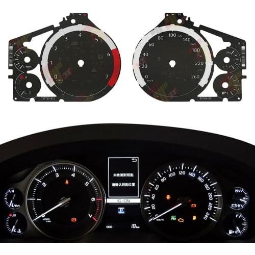 Guage Face for Toyota Landcruiser 5700 Dashboard Panel Middle East Edition 260KM/H