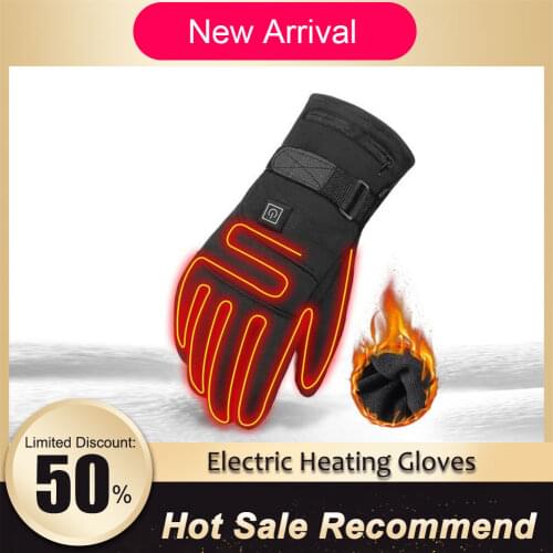 Heated Gloves 3.7V Rechargeable Battery Powered Electric Heated Hand Warmer For Hunting Fishing Skiing Cycling