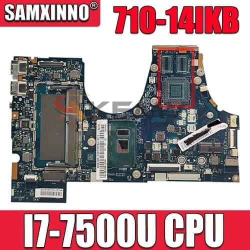 Applicable to YOGA 710-14IKB notebook motherboard I7-7500U UMA FRU 5B20M14146 5B20M14148