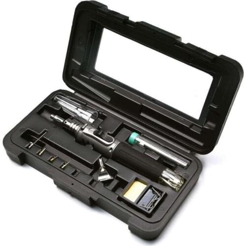 Professional 10 in 1 Soldering Iron Kit HS-1115K Butane Gas Welding Equipment Soldering Iron Set