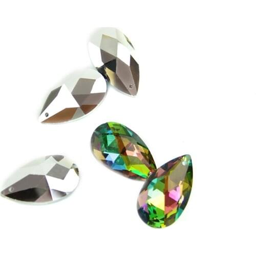 Rainbow 38mm/50mm/63mm/76mm Chandelier Glass Spare Parts Pendent Crystal Used Chandelier Lighting