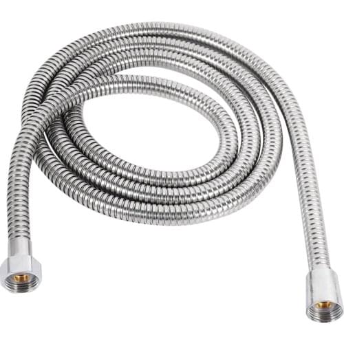 Convenience 2M Long Stainless Steel Flexible Replace Handheld Shower Head Hose
