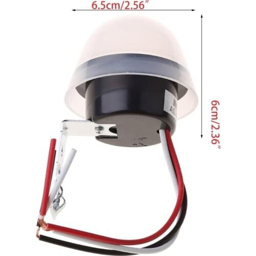 AS-20 Rainproof Automatic Auto On Off Photocell Street Light Sensor Switch AC 220V 50Hz Photo Control Photoswitch