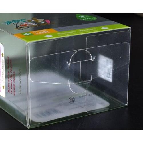 High Transparent Biodegradable PET Packaging Electronic Hardware Accessories PVC Plastic Folding Box Packaging Box ---PX20305