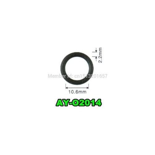 200pieces High Temperature rubber seals o ring for fuel injector repair kits (AY-O2014, 10.6*2.2mm)