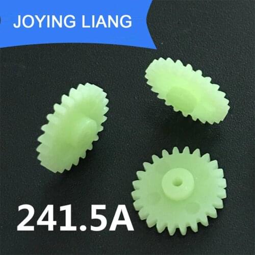 241.5A 0.5M Gear Wheel 24 Teeth Hole 1.5mm Tight DIY Model Toy Motor Parts Pinion Accessory 10pcs/lot