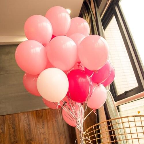 30pcs A bunch Blue White Pink Wedding Balloons Confetti Ballons Baby Shower Birthday Party Decor Kids DIY Toys Ball