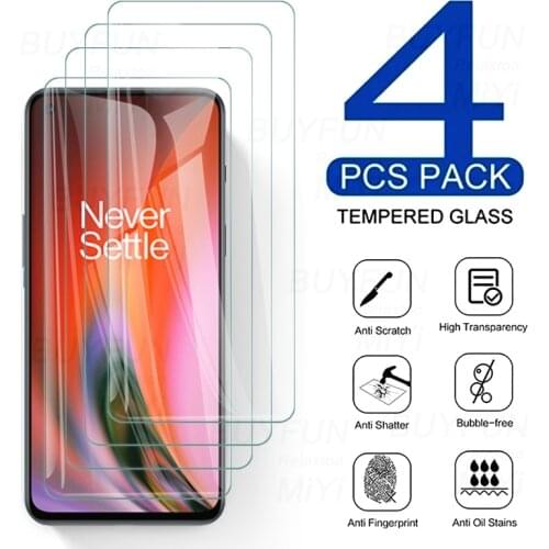 4PCS Tempered Glass One Plus Nord2 Glass Protective For One More OnePlus Nord 2 5G 2021 Explosion-proof Screen Protector Film 9H