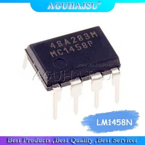 5pcs LM1458N DIP8 LM1458 DIP-8 MC1458P DIP