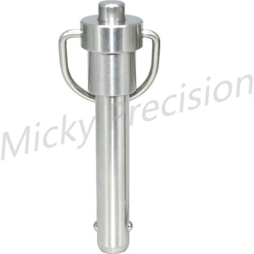 Ball lock pin Quick release pin Button Type with Ring handle Pull quick lock pin Stainless steel diameter 5-25mm