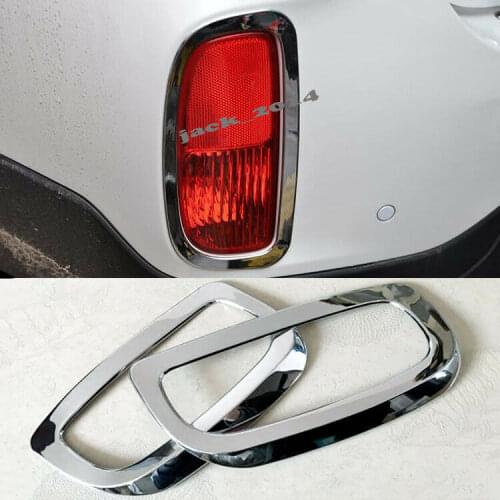 For KIA Sorento 2013 2014 2015 ABS Chrome Rear Tail Fog Light Lamp Cover Trim Bezel