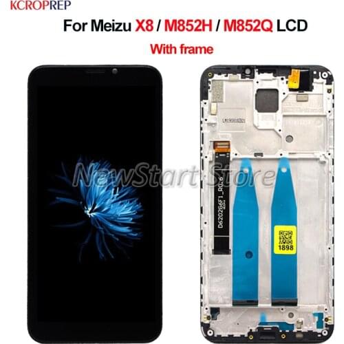 For Meizu X8 LCD Display Touch Screen Digitizer Assembly 6.2" For Meizu X8 M852H M852Q lcd Replacement Accessory 100% Tested