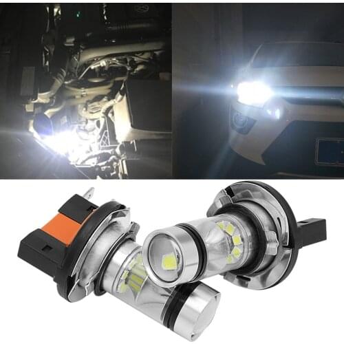 2x H15 Car Bulb LED 60W High Beam Headlight and Daytimes Running Light Stock Replacement 6000K For BMW Volkswagen Audi Benz