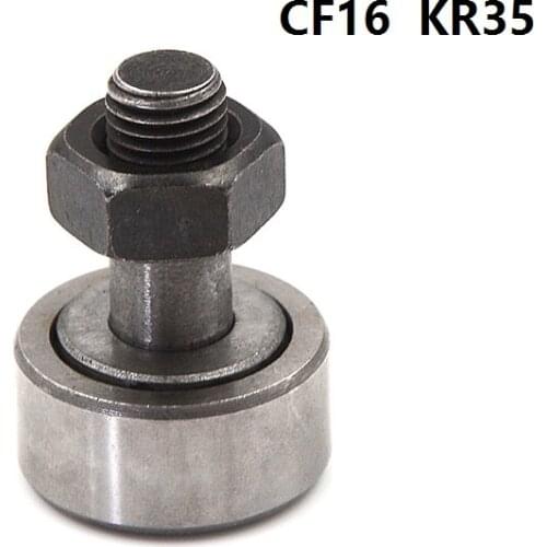 4pcs/lot CF16/KR35 Track Rollers Stud type track rollers Needle Roller Bearing cylindrical type CAM followers for cnc router