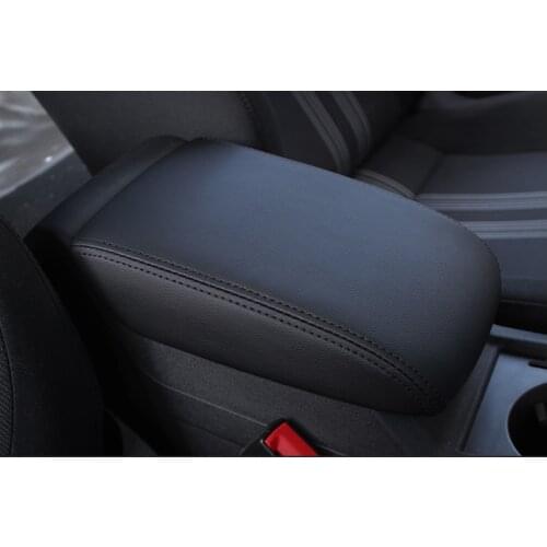 PU leather Car Armrest Box Cover Car Accessories For VW Volkswagen Golf 7 MK7 2013-2017