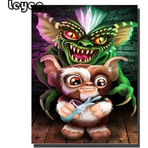 5D DIY Diamond Painting Kits for Adults Full,Fairy Monster Full Drill Embroidery Painting Cross Stitch Kits Arts Home Decor