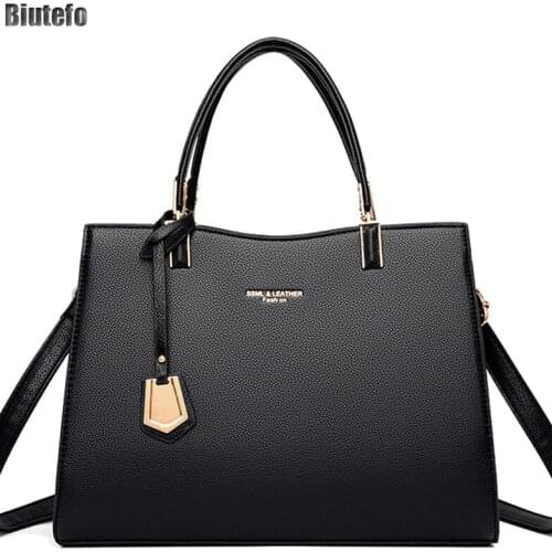 Classic Women Handbags Shoulder Luxury Designer Bolsos De Hombro Sling Bag High Quality Solid Social Work Marca Mujer Lujo Big