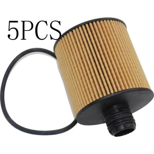 5PCS Car Oil Filter For FIAT BRAVO II (198) DOBLO Box Body / Estate (263) FREEMONT IDEA PUNTO OPEL COMBO 68103969AA HU8006Z