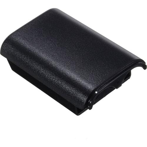 MAYITR 1pc AA Battery Back Cover Holder Replacement Batteries Shell Case Black For XBOX 360 Wireless Controller Accessories New