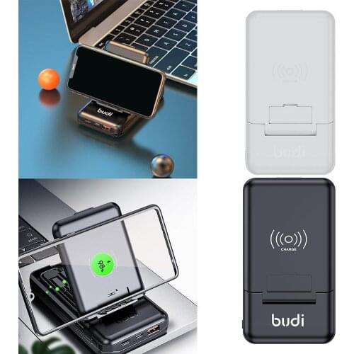 BUDI Multi-functional Power Bank Box 7 In 1 Adapter Bank C Converter Type-C Type USB Power 10000mAh Android Micro To E3C8
