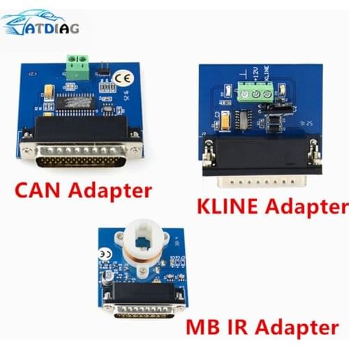 Newest IPROG+ IR MB +CAN BUS +K-LINE adapter For IPROG+ IProg Pro Programmer